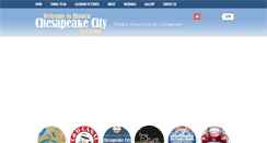 Desktop Screenshot of chesapeakecity.com